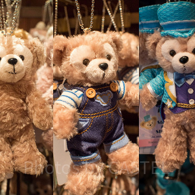 ダッフィーレギュラーぬいぐるみバッジ