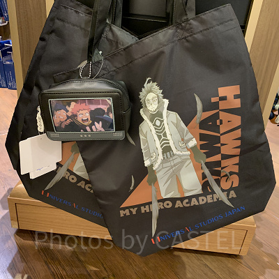爆豪のプラッシュケース&バッジセット（USJ×ヒロアカグッズ