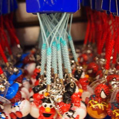 エルモ＆野球ストラップ