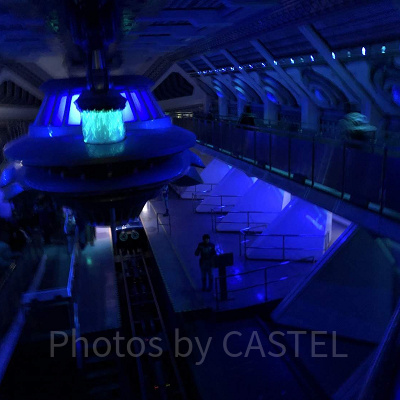 スペース・ポートに到着した宇宙船のエネルギー