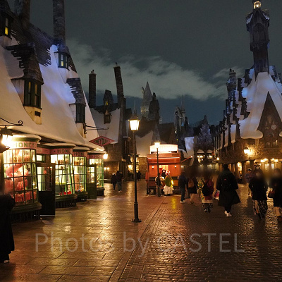 夜のハリーポッターエリアを満喫（PM7:30）