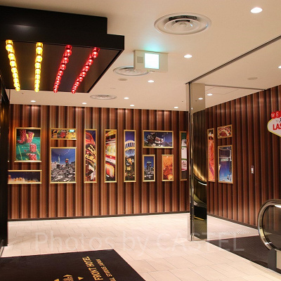 ラスベガスをイメージしたエントランス