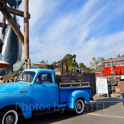 アトラクション「ジョーズ」の入口
