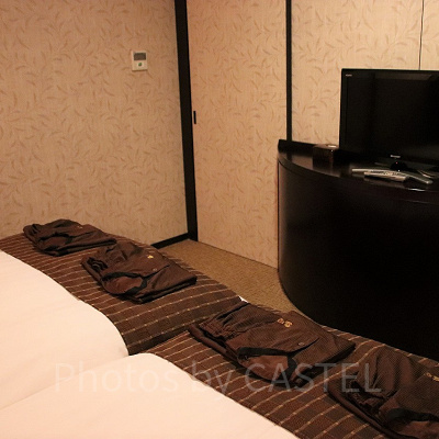 ユーラシアスイートのベッドルーム