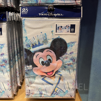 フェイスタオル（ディズニーシー20周年グランドフィナーレグッズ）