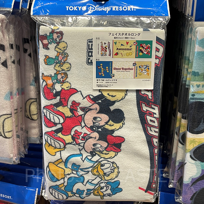 フェイスタオルロング(ディズニーチアダンスグッズ)