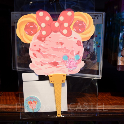 うちわ（ミニーマウス）