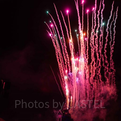 ファンタズミック！と花火がWで楽しめるSSコロンビア号のデッキ