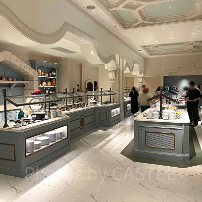 ファンタジースプリングスレストランの朝食ブッフェ