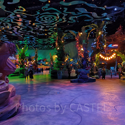 2023年2月ディズニーシー混雑状況レポート：トリトンズ・キングダム内（9:20頃）