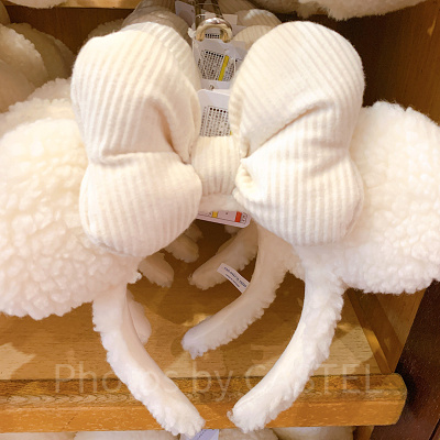 もこもこリボンカチューシャ（ホワイト） 