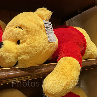 モフモフしたくまのプーさんの抱き枕