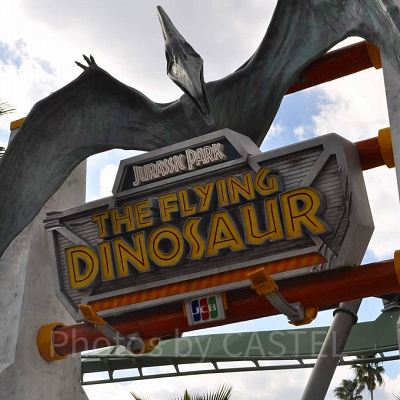 ジュラシック・パークエリアのフライング・ダイナソー