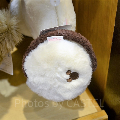 折りたためる耳あて（折りたたんだ状態）