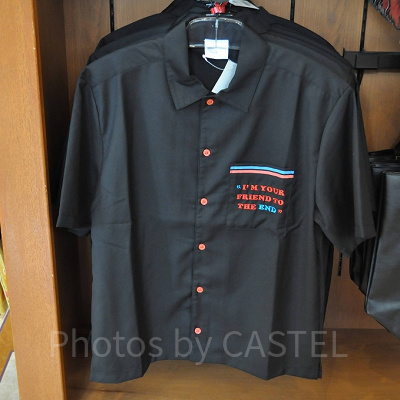 ユニバハロウィン2022グッズ：チャッキーバックプリントシャツの前側