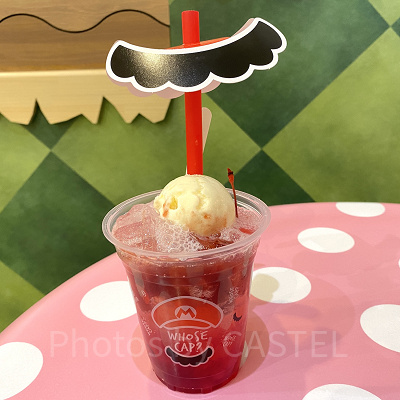 フルーツ・クリームソーダ マリオのいちごクリームソーダ