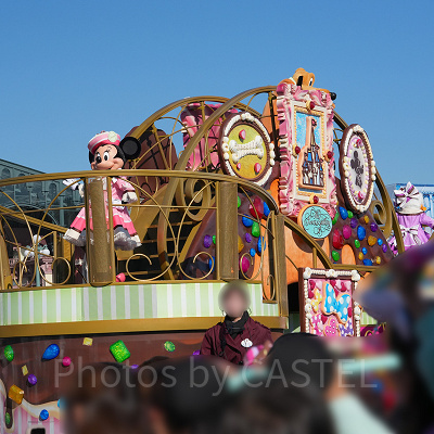 ギャラリーのフロート（ミニー）