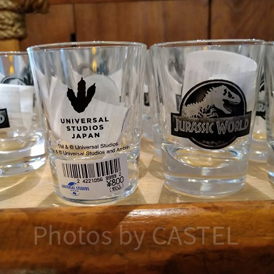 ジュラシックパークロゴ入りグラス