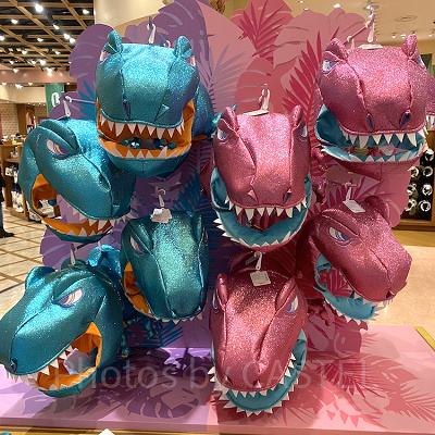 キラキラ恐竜ぬいぐるみハット
