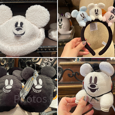 仮装をしてパークを楽しむゴーストたちのグッズ！