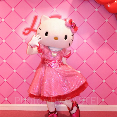キティちゃんとグリーティング・写真撮影