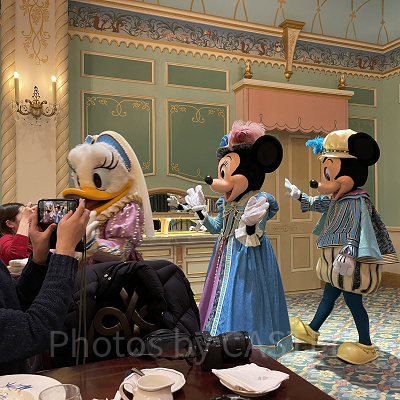 ロイヤルバンケットホールでのグリーティング