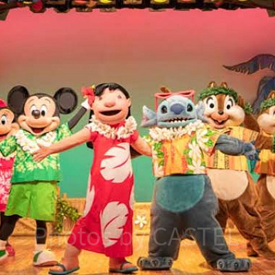 ミッキーたちとグリーティング