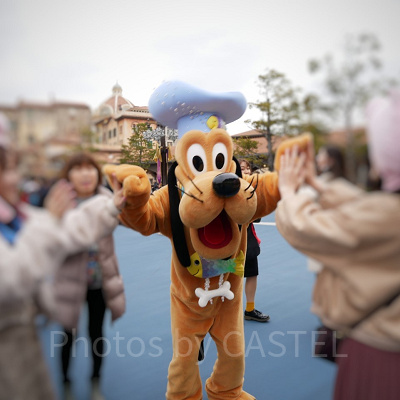 プルートとのグリーティング