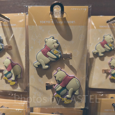 ヘアクリップセット(プーさんはちみつグッズ)