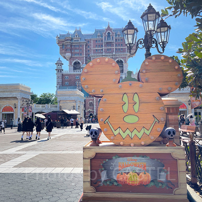 アメリカンウォーターフロントのハロウィンデコレーション