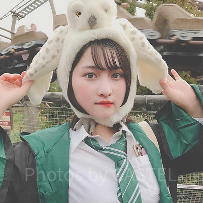 ヘドウィグの帽子を使ったハリーポッターコーデ