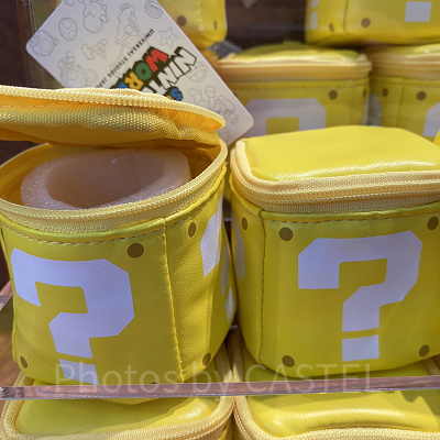 ハテナブロックのポーチキーチェーン