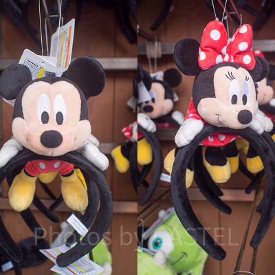 ミッキーぬいぐるみつきカチューシャ