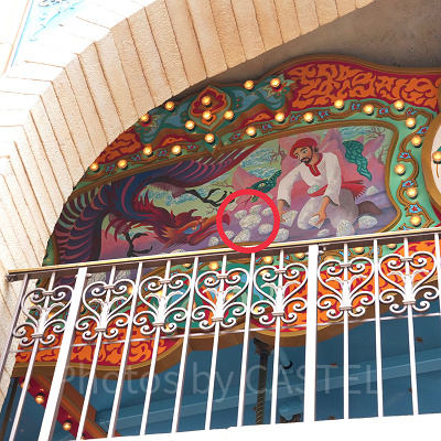 キャラバンカルーセルの隠れミッキー