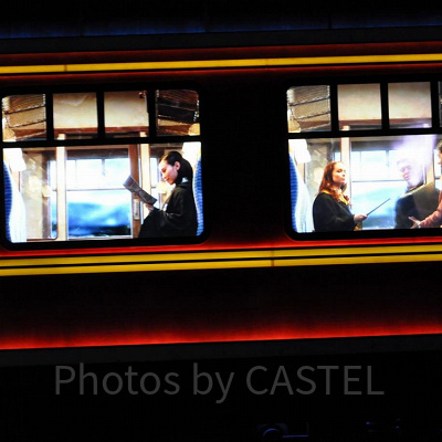 映画『ハリー・ポッター』で登場するホグワーツ急行／USJ新ナイトパレード