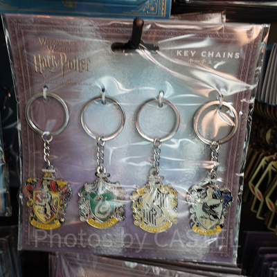 ハリーポッターグッズ/ホグワーツキーチェーンセット