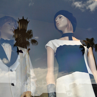 USJのハリウッド・ドリーム・ザ・ライドのショーウインドウ