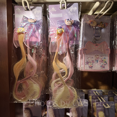 香港ディズニー20周年「ダッフィー＆フレンズ・グランドセレブレーショングッズ」：クッキーアンとリーナベルのヘアアクセサリーセット