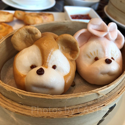 香港ディズニーダッフィー飲茶
