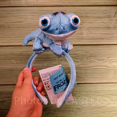 香港ディズニーアナ雪グッズ：ブルーニのぬいぐるみカチューシャ