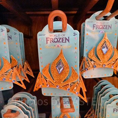 香港ディズニーアナ雪グッズ：エルサの王冠風ヘアクリップ