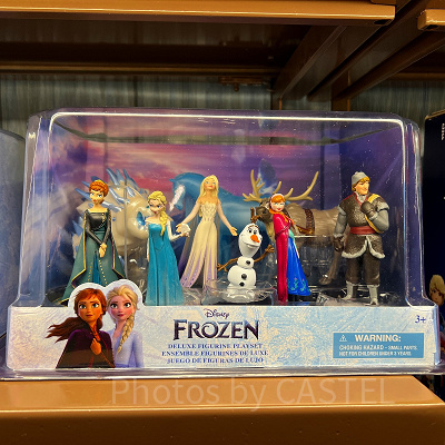 香港ディズニーアナ雪グッズ：フィギュアセット