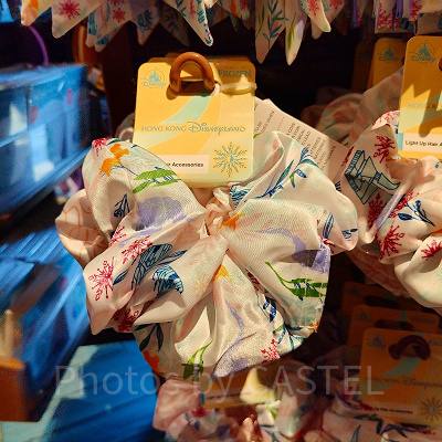 香港ディズニーアナ雪グッズ：光るシュシュ