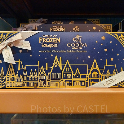 香港ディズニーアナ雪グッズ：【GODIVAコラボ】チョコレートサブレ（Ｍ）