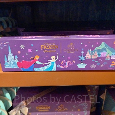 香港ディズニーアナ雪グッズ:【GODIVAコラボ】チョコレートセット
