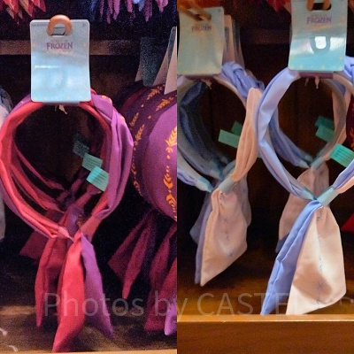 香港ディズニーアナ雪グッズ：スカーフ（アナ／エルサ）