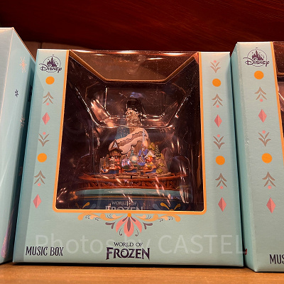 香港ディズニーアナ雪グッズ:ワールドオブフローズンのオルゴール