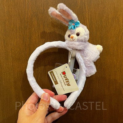 香港ディズニーカチューシャ：スティッチのうたたね耳付き