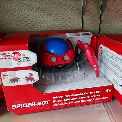 香港ディズニーマーベルグッズ：対戦型リモコンスパイダーボット
