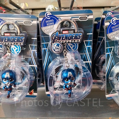 香港ディズニーマーベルグッズ：キャプテンアメリカの首振り人形